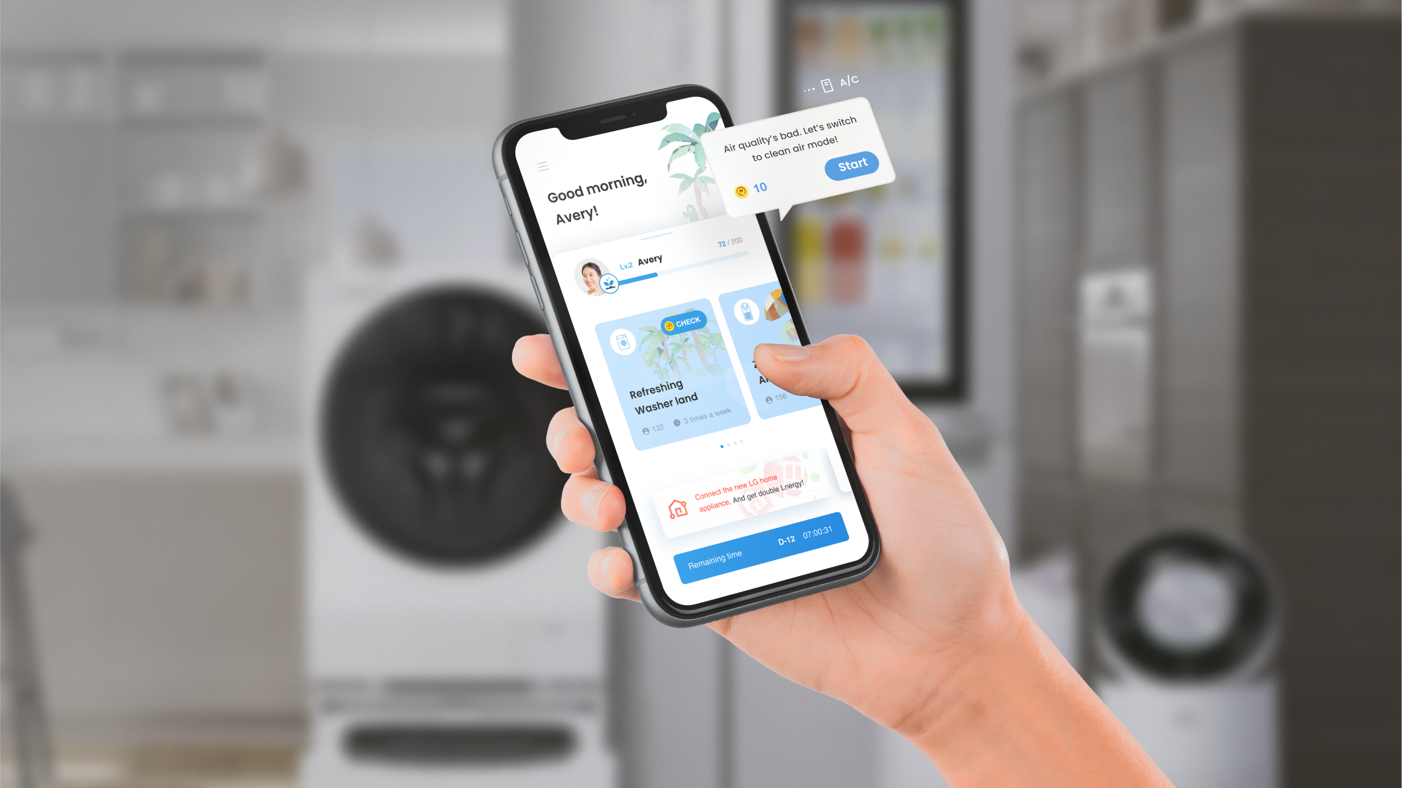 LG Home IoT app ThinQ renewal